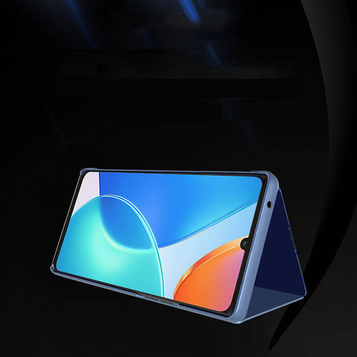 Clear View Case pour Honor X7 / Honor Play 30 Plus flip cover noir