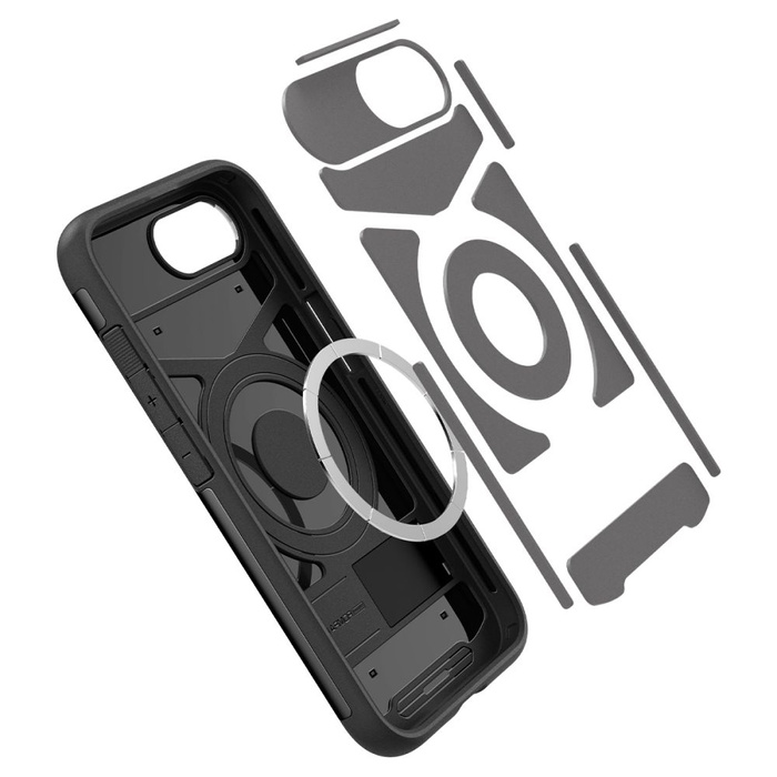 SPIGEN SLIM ARMOR MAG MAGSAFE IPHONE 16E NOIR