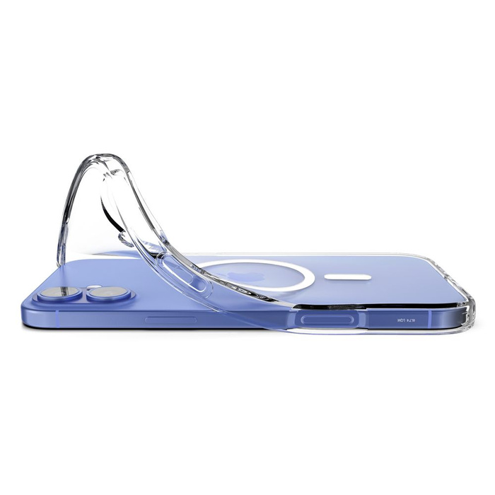 SPIGEN LIQUID CRYSTAL MAG MAGSAFE IPHONE 16 PLUS CLEAR case translation from Polish to English.