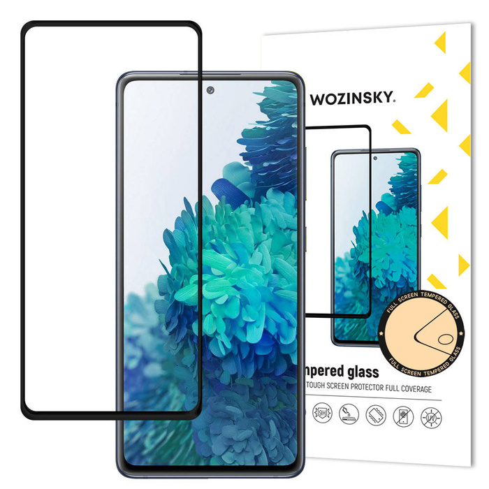 Wozinsky Tempered Glass Full Glue Super Tough Screen Protector Full Coveraged with Frame Case Friendly for Samsung Galaxy A52s 5G / A52 5G / A52 4G black