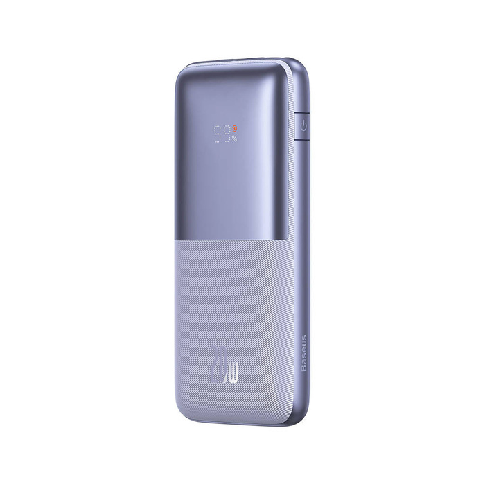 Baseus Baseus Pro 10000mAh 20W Powerbank Violett mit USB Typ A - USB Typ C 3A 0,3m Kabel (PPBD040205)