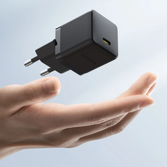 Baseus Palm 20W USB-C Wandladegerät - Schwarz