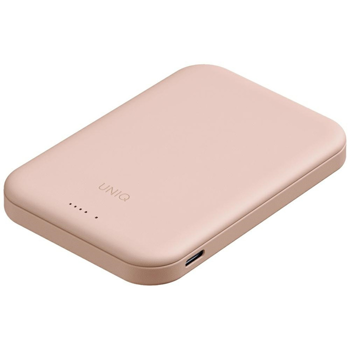 Powerbank UNIQ Lyden Lexa Magnetic       5000mAh PD USB-C MagSafe różowy