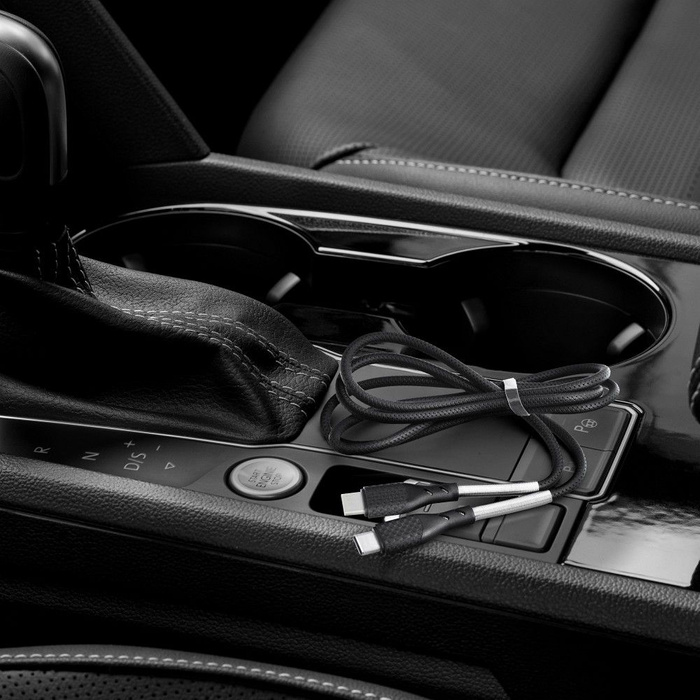 Kabel USB C do USB C Forcell F-Energy QC4.0 PD 5A 240W Carbon 1 m CB-05C czarny