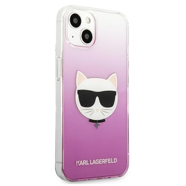 Cover KARL LAGERFELD Apple iPhone 13 Mini Choupette Head Pink Hardcase
