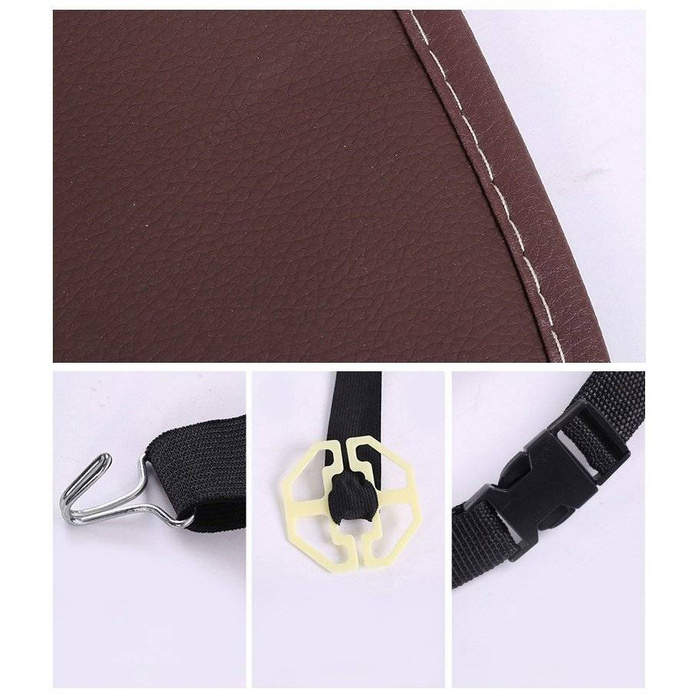 Organisateur de voiture pour le siège étagère pliable mini table de voiture noir