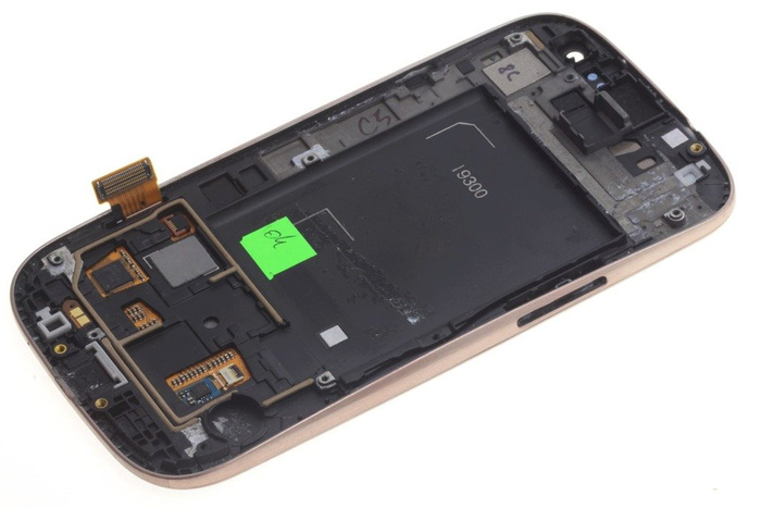 SAMSUNG Galaxy S3 I9300 Klasse B Braun LCD Touch Original