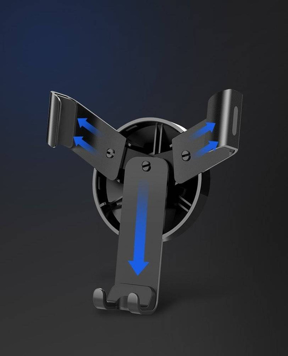 Ugreen gravitační držák do auta pro mřížku ventilace přívodu vzduchu šedá (50564)