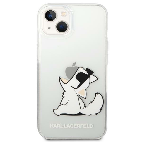 Hülle KARL LAGERFELD Apple iPhone 14 Plus Choupette Fun Klar Hartcase