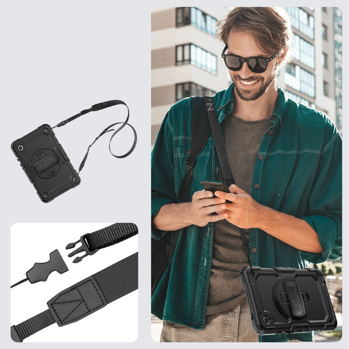 Puzdro Tech-protect Solid360 Samsung Galaxy Tab A9+ Plus 11.0 X210 / X215 / X216 Black Case