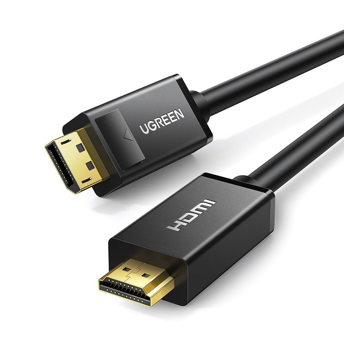 Cavo unidirezionale da DisplayPort a HDMI Ugreen 4K 30Hz 32 AWG 3m Nero (DP101 10203)