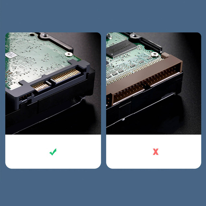 Ugreen adapter converter HDD SSD 2,5'' / 3,5'' SATA III 3.0 - USB 3.2 Gen 1 (SuperSpeed USB 5 Gbps) black (60561 CM257)