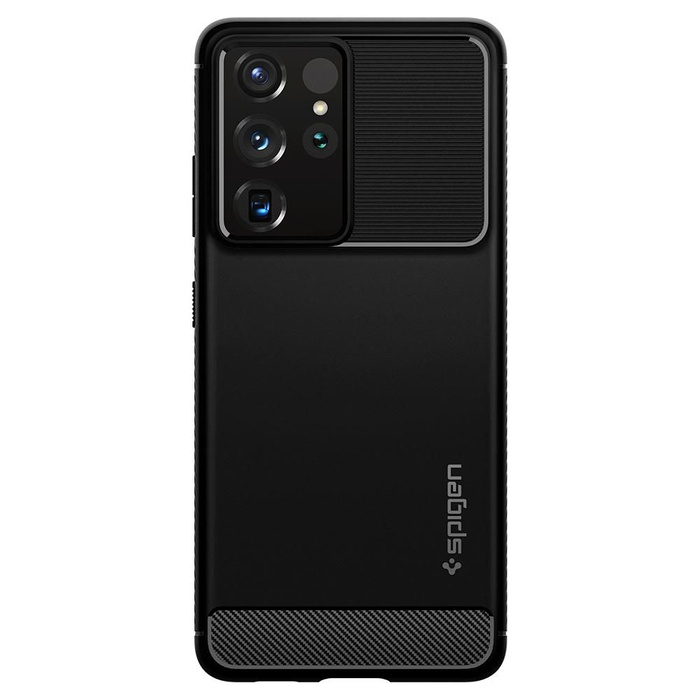 Coque SPIGEN Rugged Armor Galaxy S21 Ultra Matte Black Case