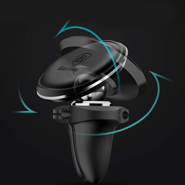 Magnetický držák do auta na mřížku ventilace Baseus (Overseas Edition) - stříbrný