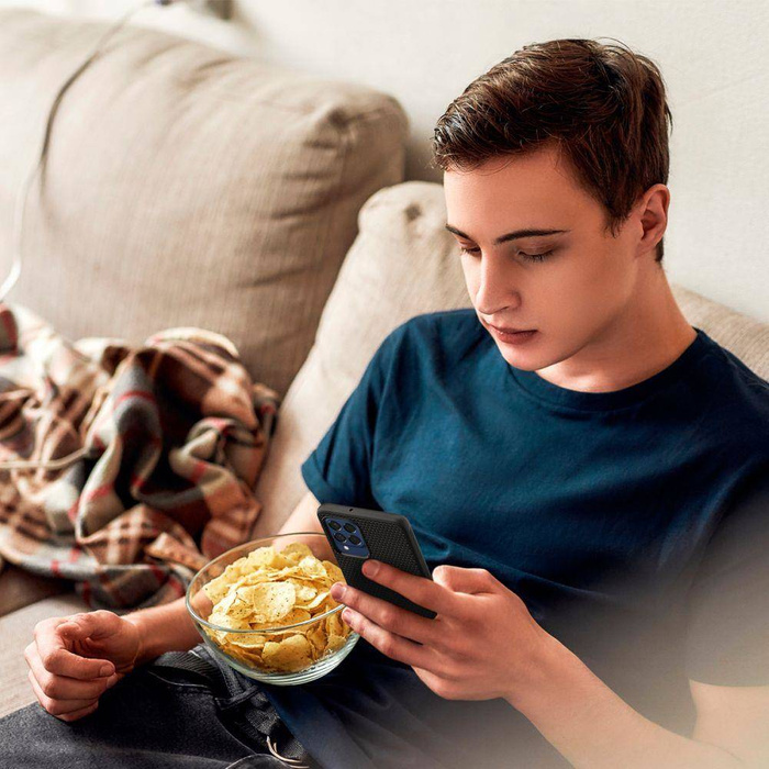 Pouzdro Spigen Liquid Air Samsung Galaxy M53 5G MATTE Černá