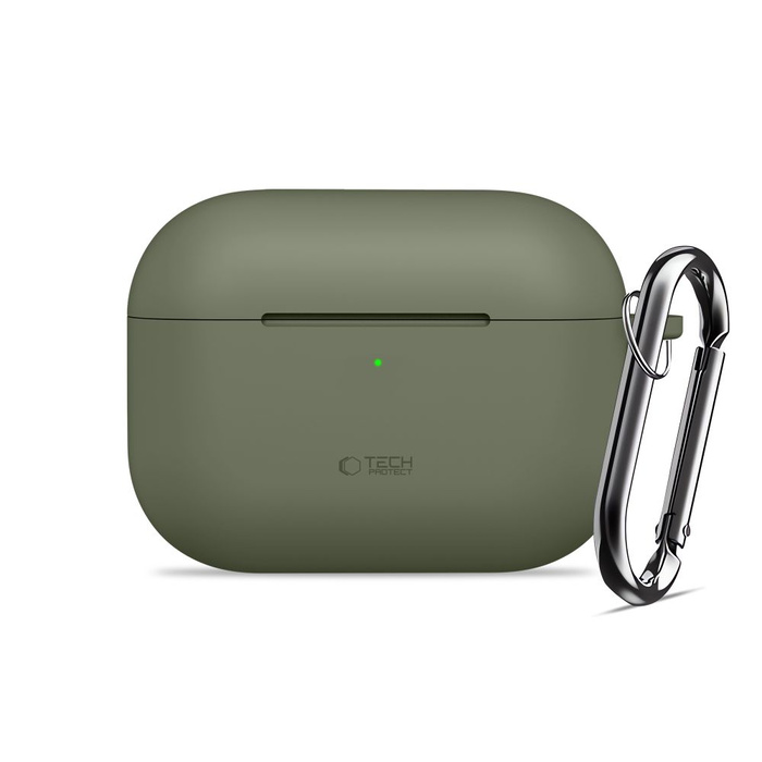TECH-PROTECT SILICONE HOOK APPLE AIRPODS PRO 3 OLIVE GREEN