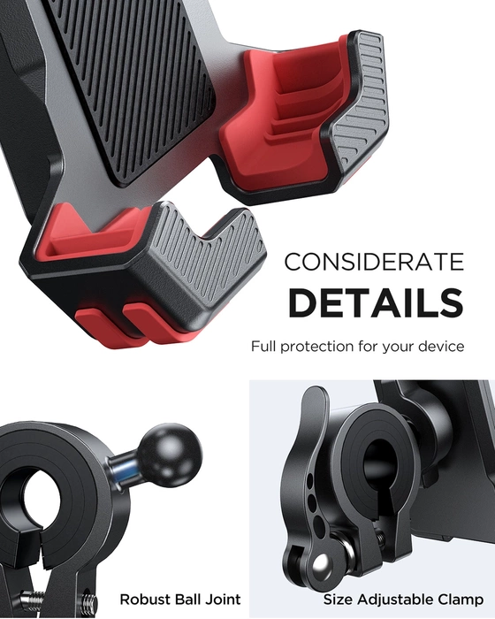 Soporte para teléfono de bicicleta Joyroom negro (JR-ZS360)