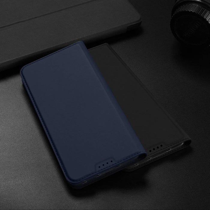 Custodia Dux Ducis Skin Pro per Realme GT Neo 5 / Realme GT3 Flip Cover Card Wallet Stand nero