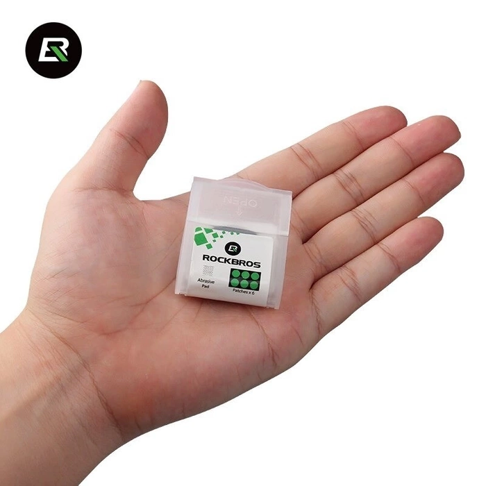 Rockbros GJ2001 repair kit for bicycle inner tubes - translucent