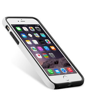 CASO IPHONE 6 6S MELKCO COVER BIANCO E NERO