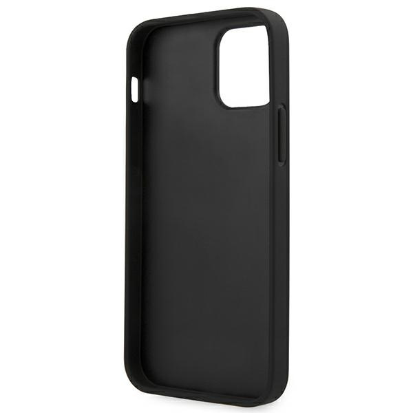 Case GUESS Apple iPhone 12 12 Pro 4G Metal Gold Logo Grey Hardcase