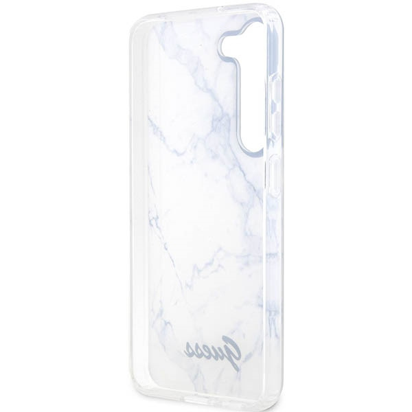 Case Guess GUHCS23MPCUMAH S23 Plus S916 white/white hardcase Marble Case