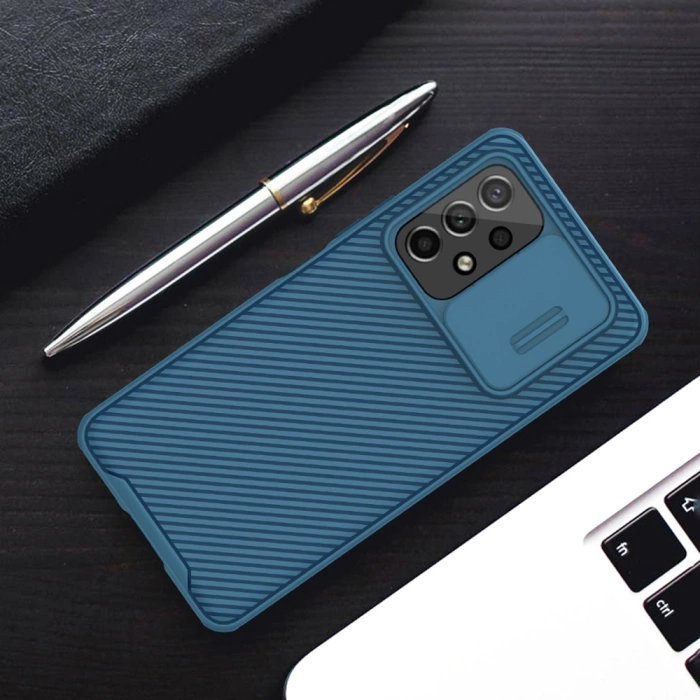 Nillkin CamShield Pro case for Samsung Galaxy A53 5G (blue)