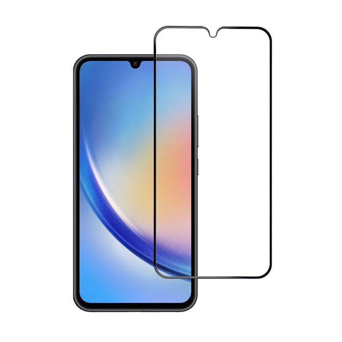 Szkło hartowane do Samsung Galaxy A34 5G (full glue / case friendly) Blue Star 5D czarne