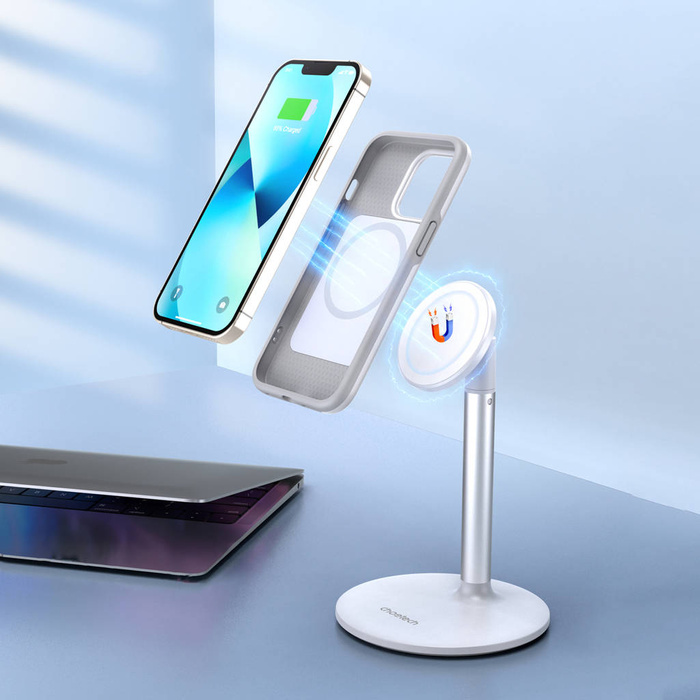 Choetech MFM Anti-drop Made For MagSafe para iPhone 13 Pro blanca (PC0113-MFM-WH)