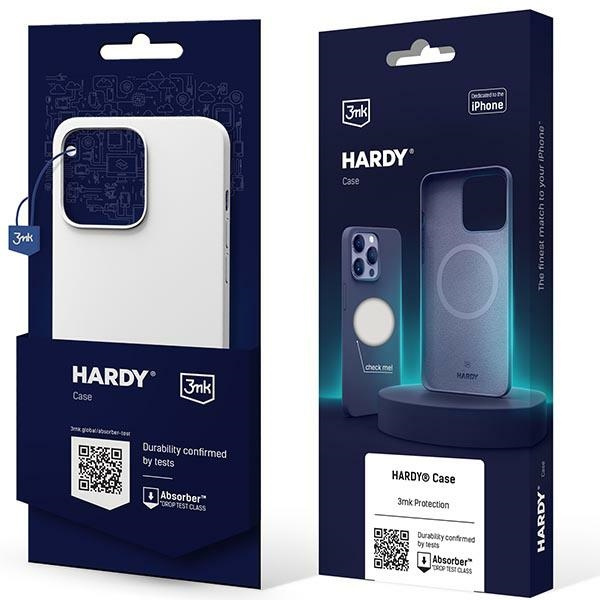 3MK Hardy Case iPhone 13 Pro Max 6,7" srebrno-biały/silver-white MagSafe