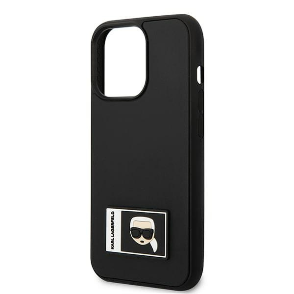 Case KARL LAGERFELD Apple iPhone 13 13 Pro Iconik Patch Black Hardcase