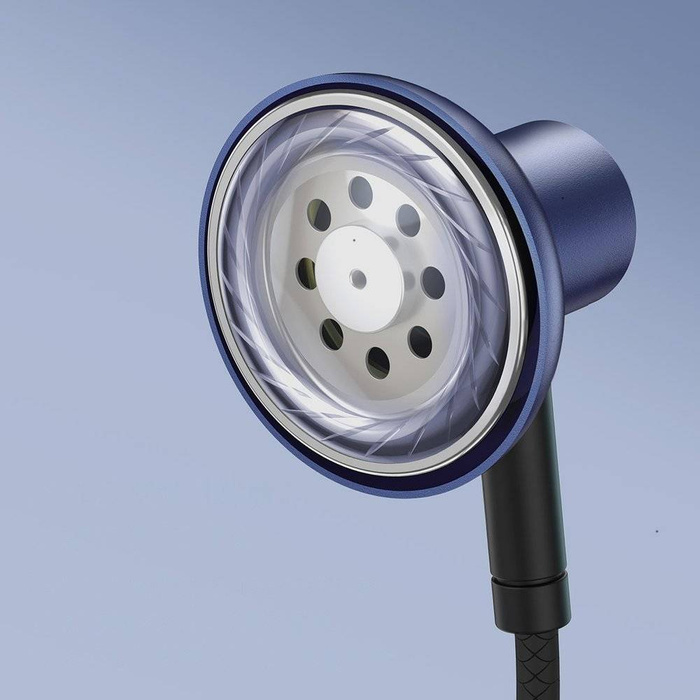 Baseus Encok H19 3,5mm mini jack pro kabelová sluchátka s dálkovým ovládáním a mikrofonem modrý (NGH19-01)