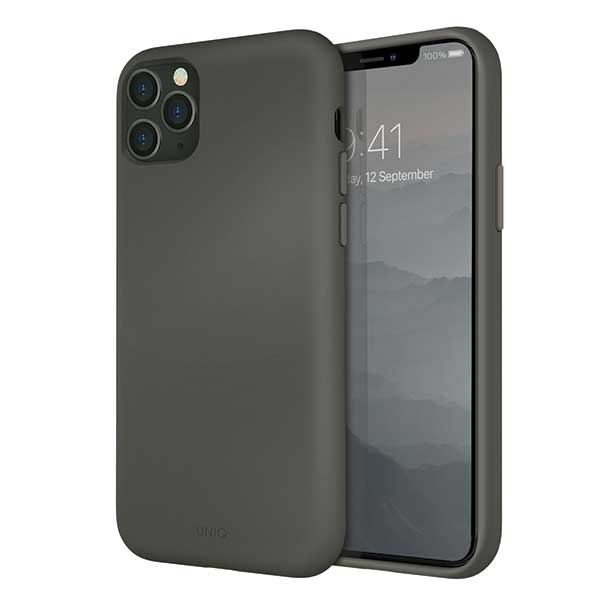 Puzdro UNIQ Apple iPhone 11 Pro Max Lino Hue Grey Case
