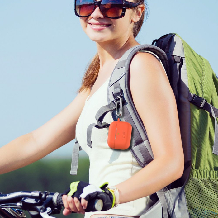 TECH-PROTECT SILICONE HOOK APPLE AIRPODS PRO 1 / 2 BABY BLUE