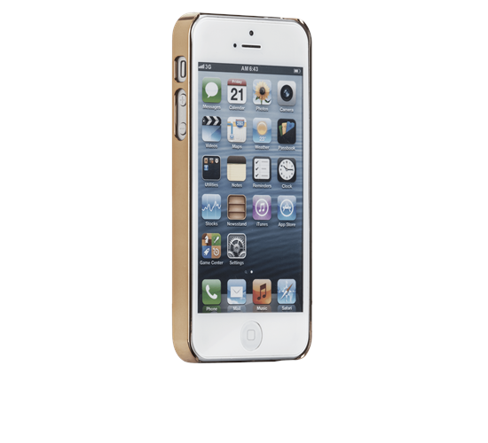 Pouzdro na Apple iPhone 5 5S SE CASE-MATE Gold