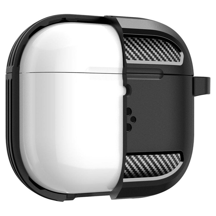Spigen Rugged Armor Apple MATTE AIRPODS 4 ČIERNE