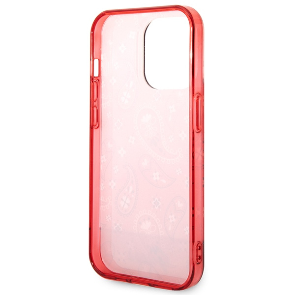 Hülle Guess iPhone 14 Pro Max 6.7" rot/rot hartcase Bandana Paisley
