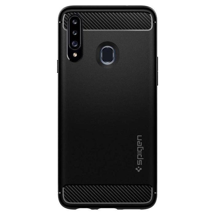 Coque Spigen Rugged Armor Samsung Galaxy A20s Noir mat
