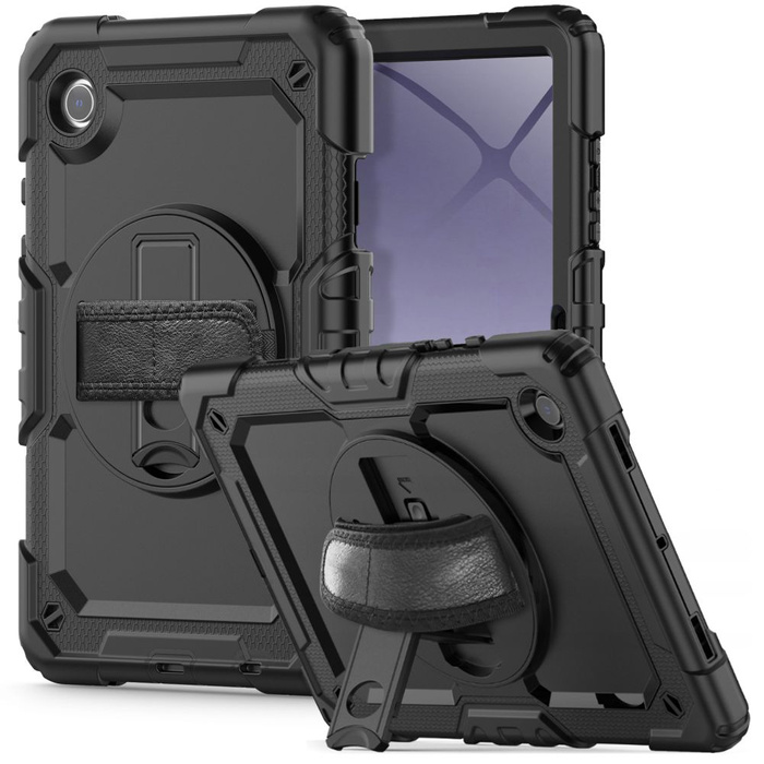 Cover Tech-protect Solid360 Samsung Galaxy Tab A9+ Plus 11.0 X210 / X215 / X216 Nero Case