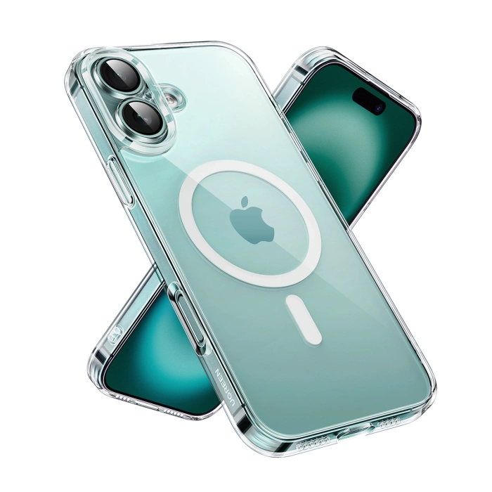 Ugreen Classy Clear Magnetische Hülle für iPhone 16 – transparent