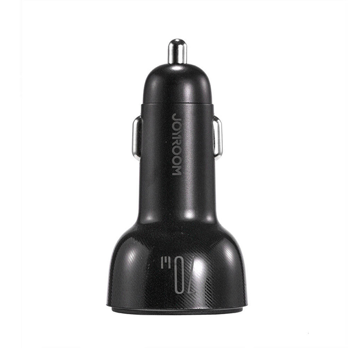 Joyroom Autoladegerät 70W mit 3 Anschlüssen: USB, 2 x USB C schwarz (JR-CL26)