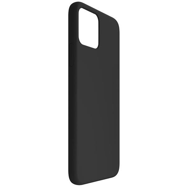 3mk Silicone Case iPhone 11 6,1" nero/nero