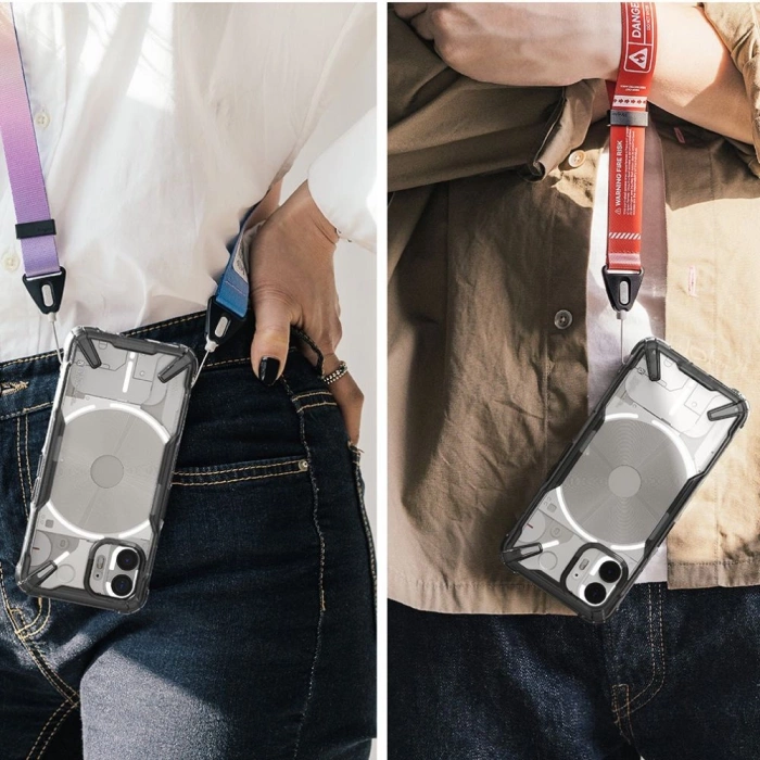 Ringke Fusion X NOTHING PHONE 2 SMOKE BLACK