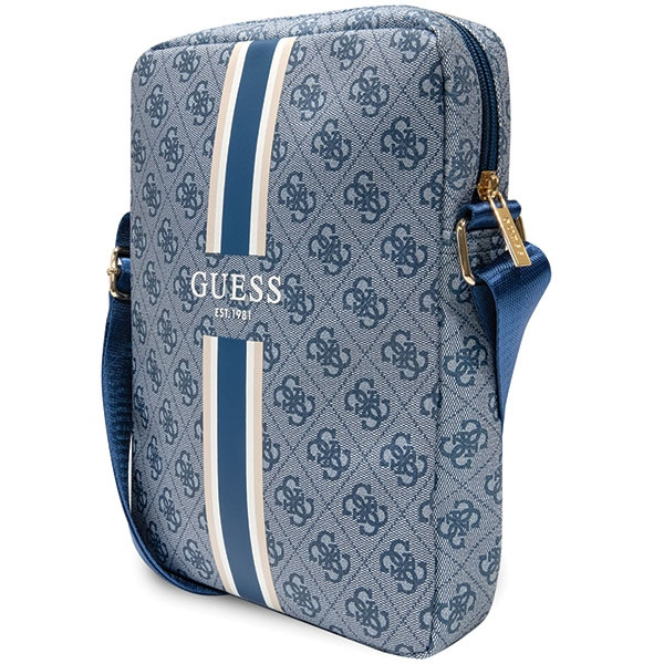 Guess Bag GUTB10P4RPSB 10" bleu/bleu 4G Stripes Tablet Bag