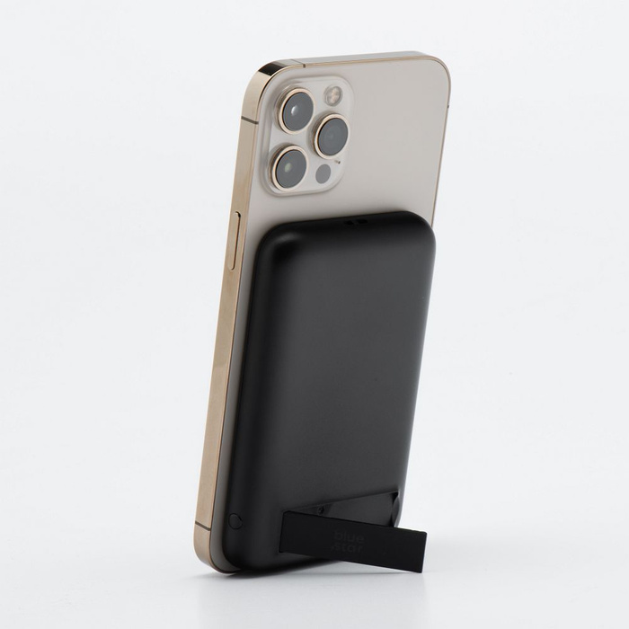 Powerbank zgodny z MagSafe Blue Star W0553 2A 5W 5000 mAh czarny