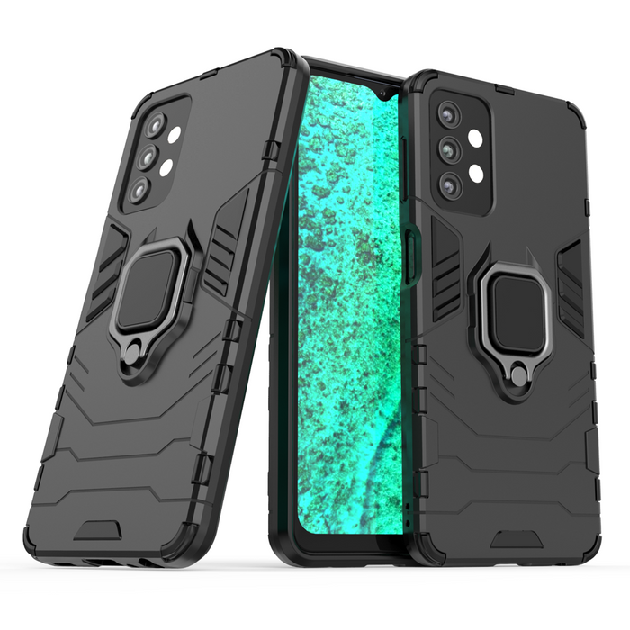 Kroužek Armor pancéřovaný hybridní pouzdro kryt + magnetic držák Samsung Galaxy A13 5G černý