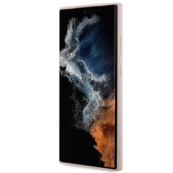 Obal Guess GUHCS23LG4GLPI S23 Ultra S918 pink/pink hard case 4G Stripe Collection Case