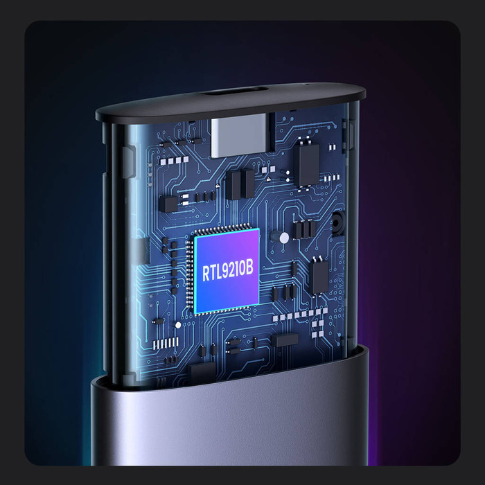 Ugreen baie SSD M.2 USB 3.2 Gen 2 (SuperSpeed USB 10 Gbps) gris (CM400 90264)