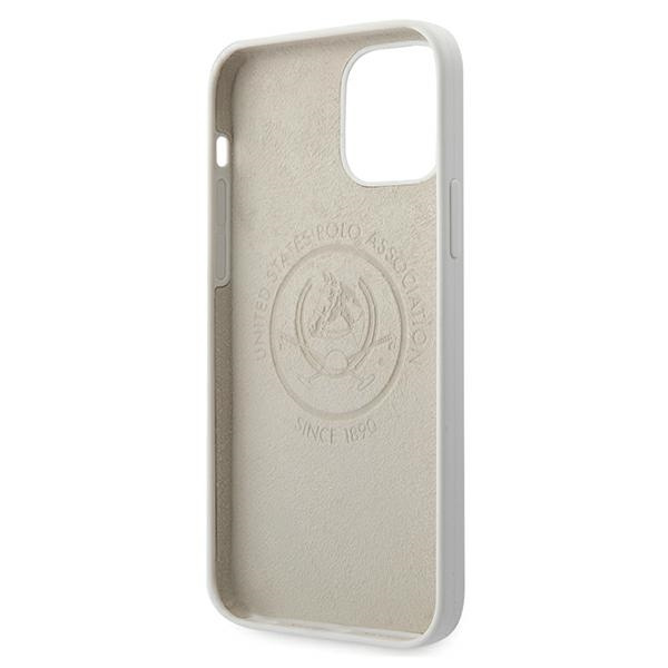Case US Polo Apple iPhone 12 12 Pro Silicone Collection White Case