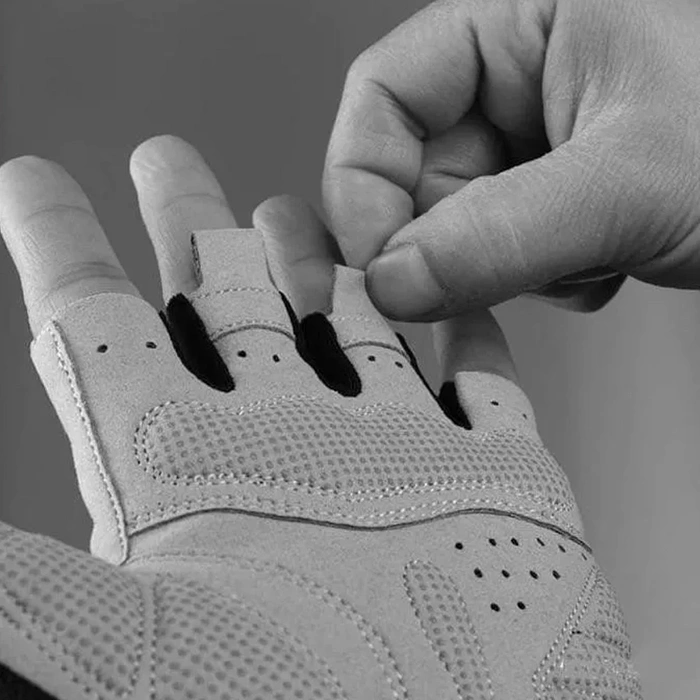 Guanti da ciclismo Rockbros S109GR, taglia L - grigi